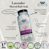 Mineral Soak - Lavender Spa (Bath Salt) from Evolve Botanica
