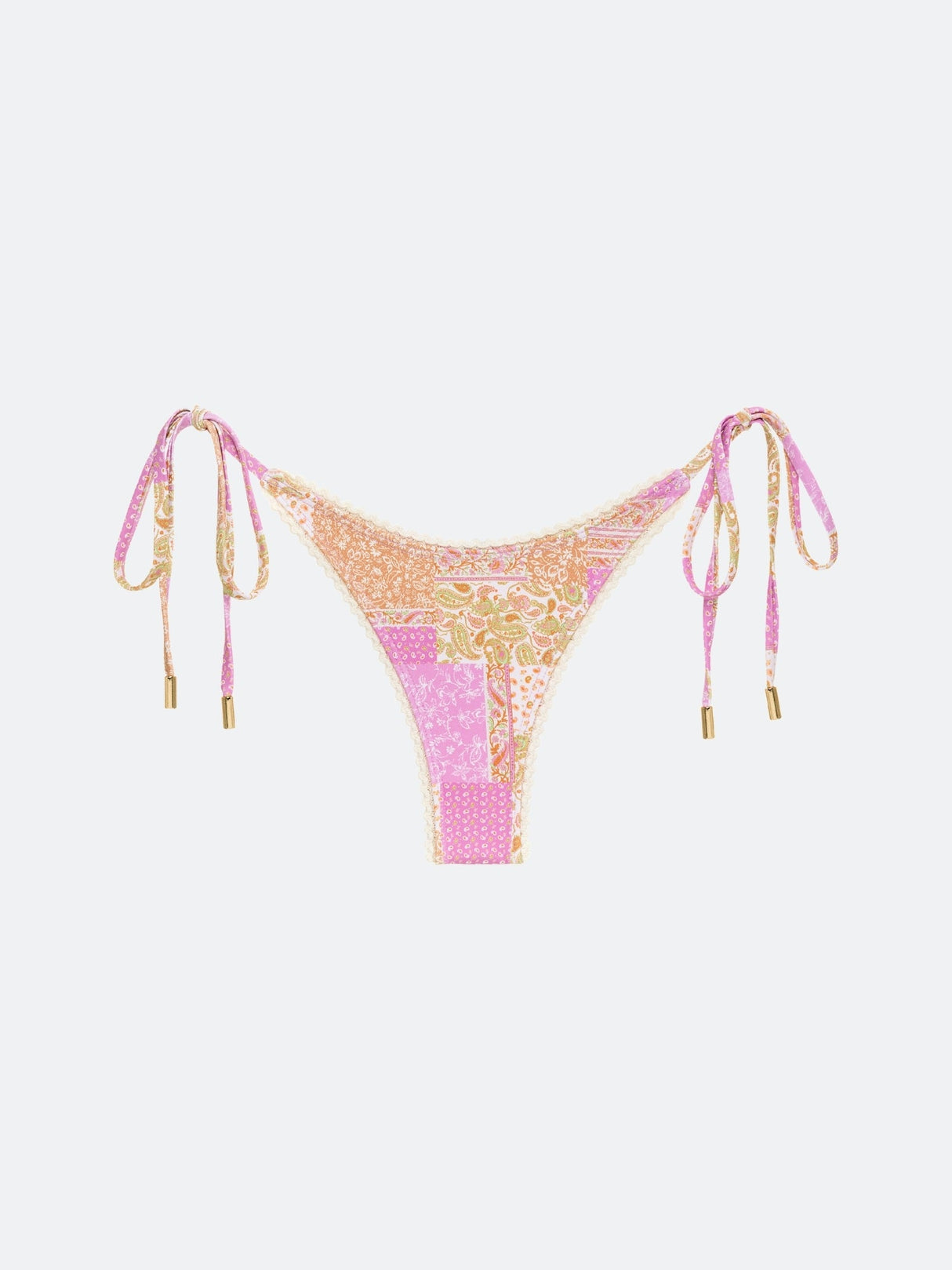 FLORENCE BIKINI BOTTOM - PINK PAISLEY From ELYSIIAN