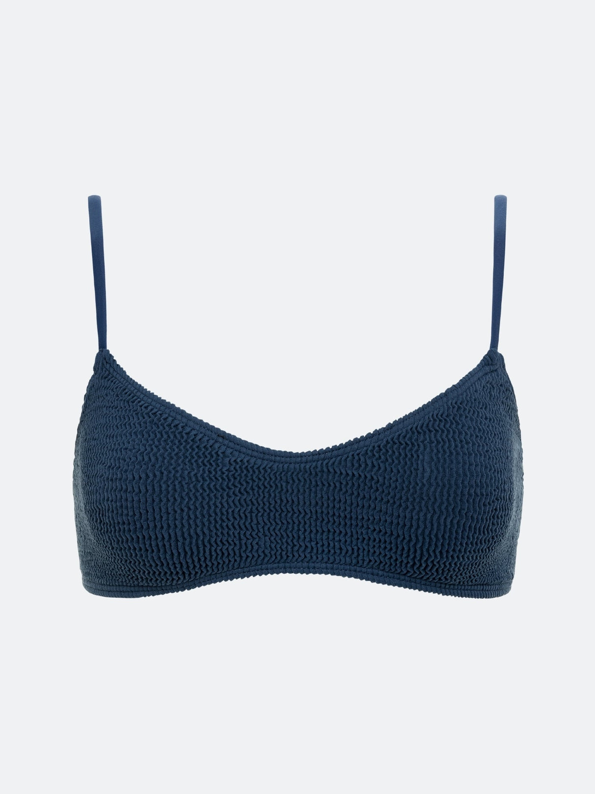 BALBOA LOW SCOOP BIKINI TOP - NAVY From ELYSIIAN
