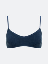 BALBOA LOW SCOOP BIKINI TOP - NAVY From ELYSIIAN