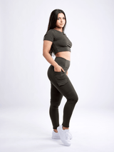 JupiterGear Short-Sleeve Crop Top from Jupiter Gear
