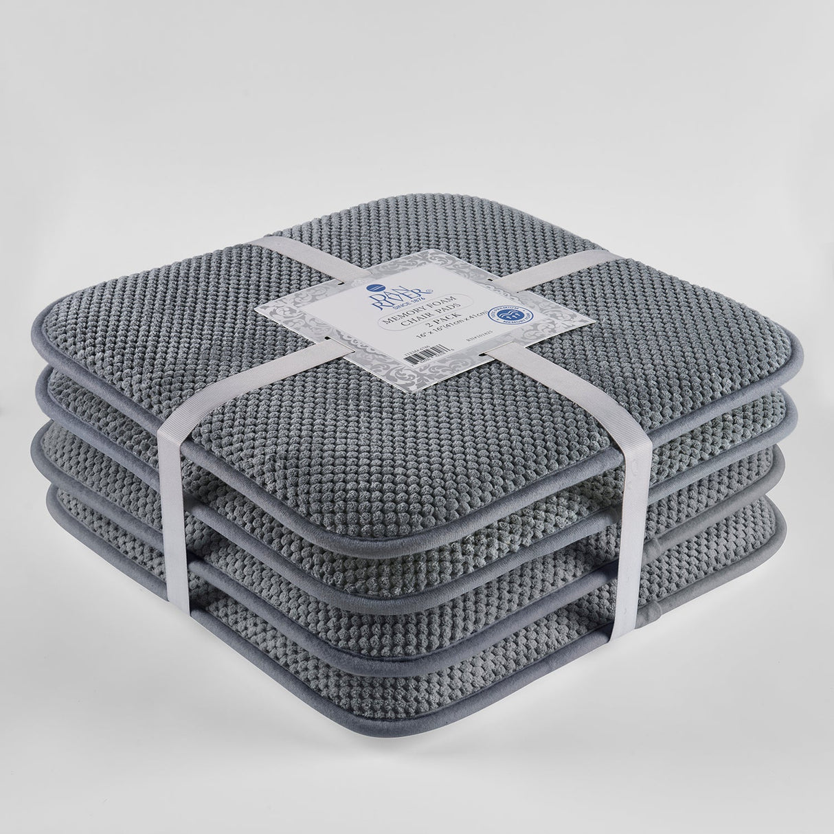 Dan River 2-4 Pack Memory Foam Non-Slip 16x16'' Chair Cushion Pad from Bed Bath Fashions