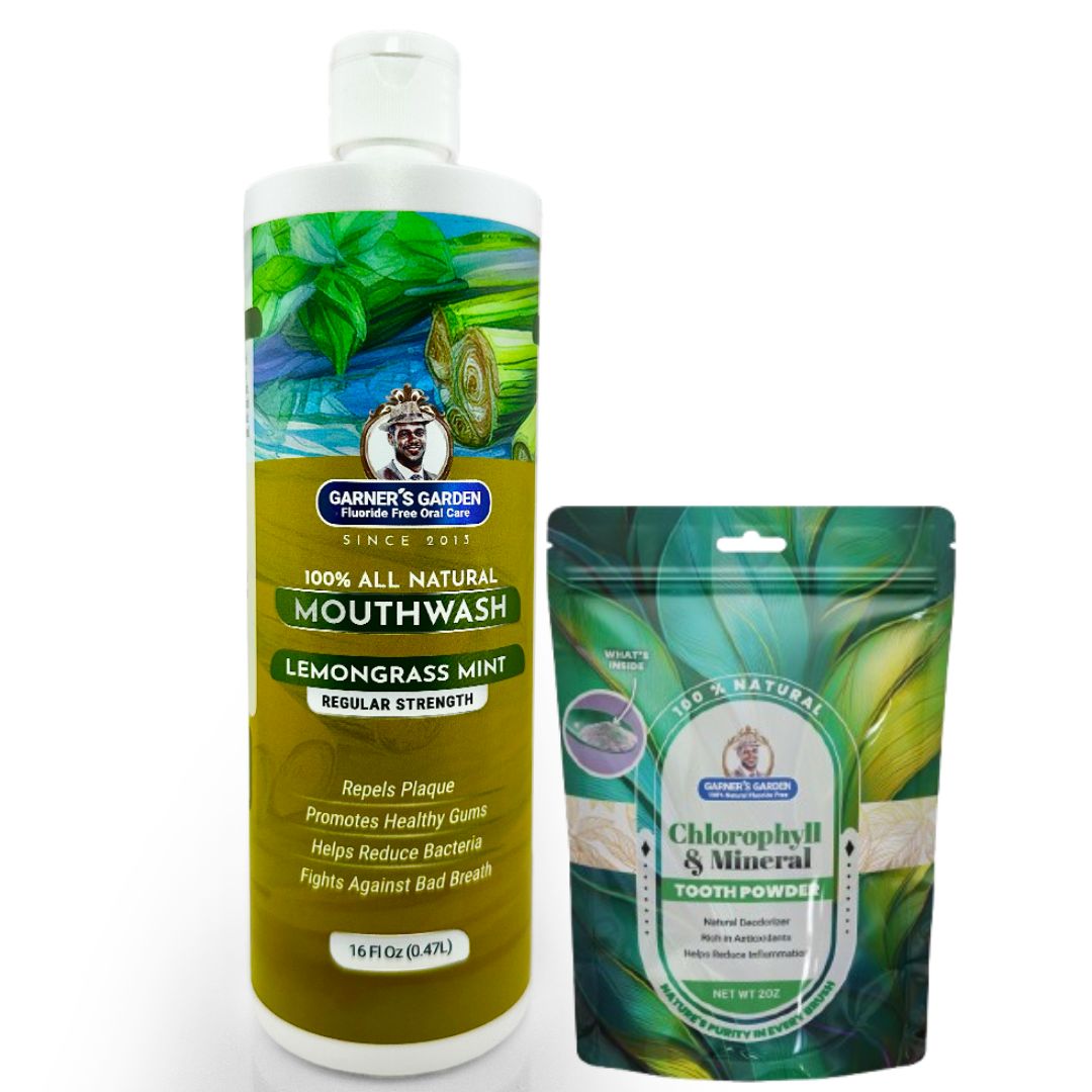 Natural Mouthwash and Tooth Powder | H2O2 | Antibacterial Fluoride-Free from Garner's Garden