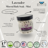 Mineral Soak - Lavender Spa (Bath Salt) Mini from Evolve Botanica