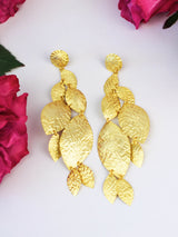 Cascading Leaf Statement Earrings from Ash & Rose