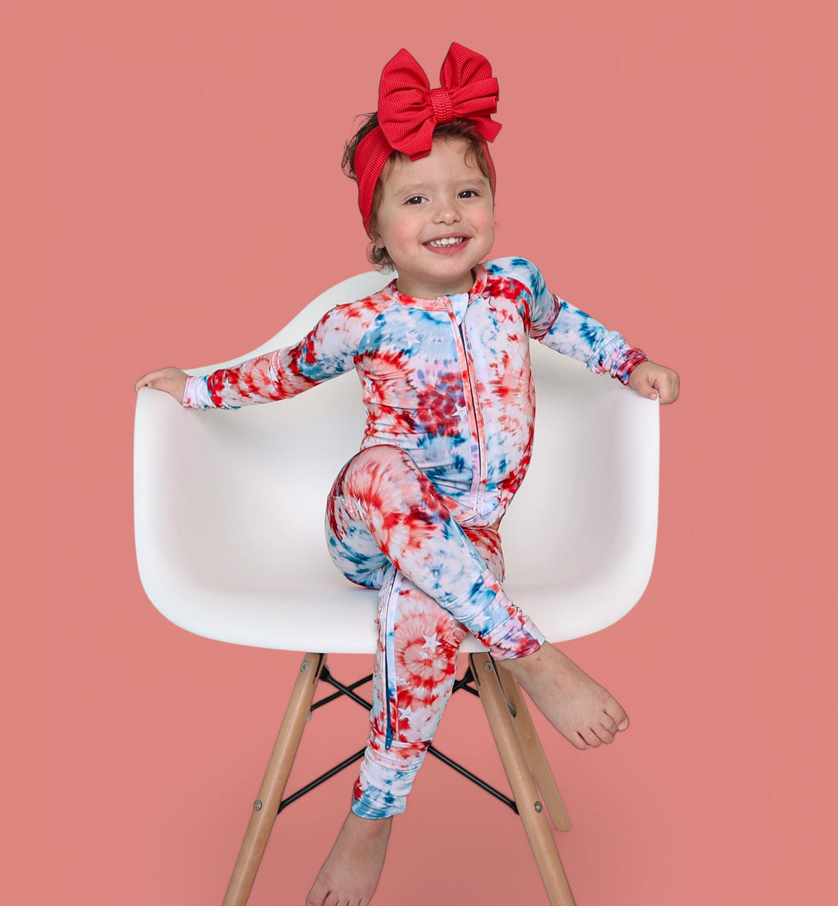 STARRY TIE DYE DREAM ROMPER from DREAM BIG LITTLE CO