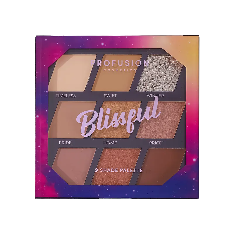 Euphoric Glam | Blissful 9-Shade Palette from Profusion Cosmetics