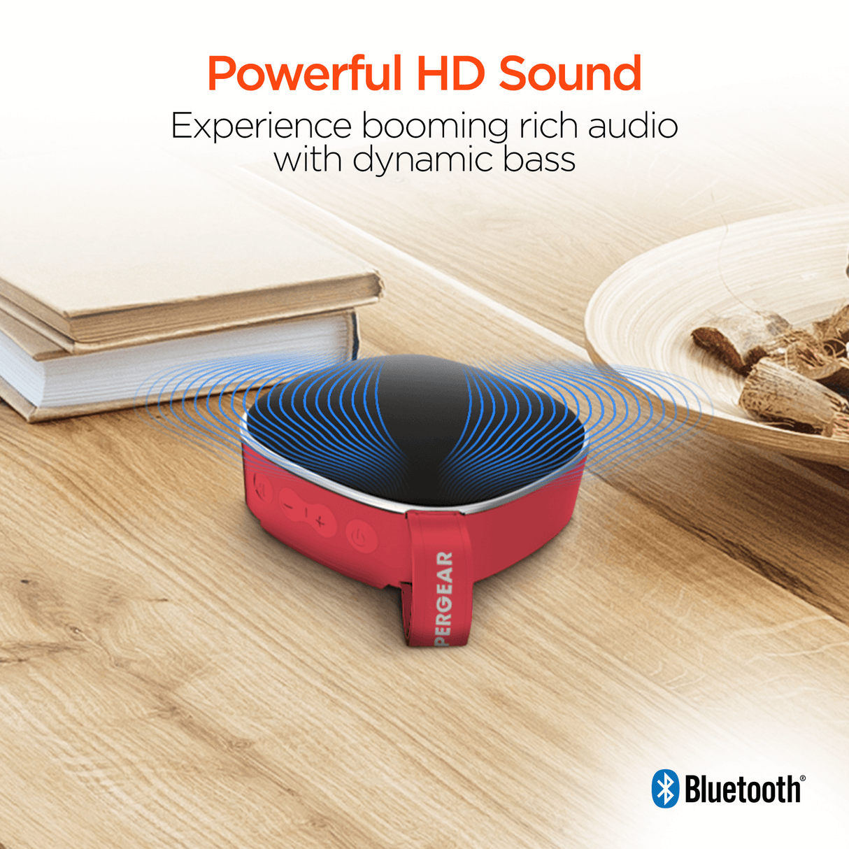 HyperGear Fabrix Mini Wireless Speaker - Red from Jupiter Gear Home