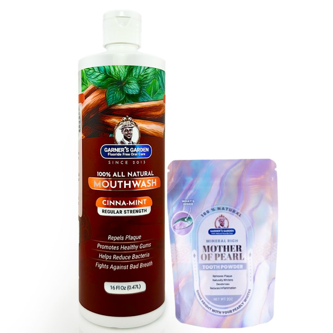 Natural Mouthwash and Tooth Powder | H2O2 | Antibacterial Fluoride-Free from Garner's Garden