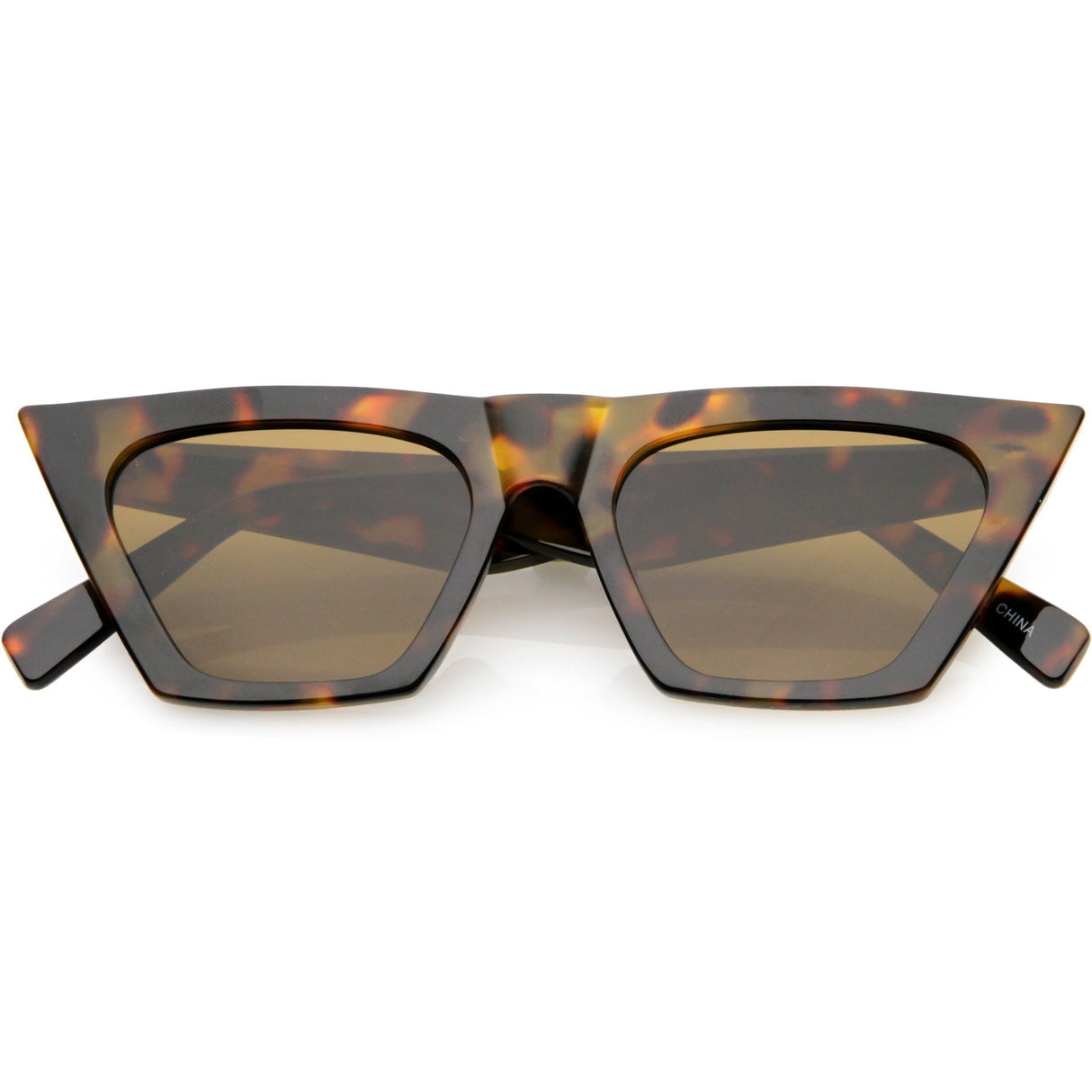 Women's Retro Oversize Wide Pointed Cat Eye Sunglasses C921 from zeroUV