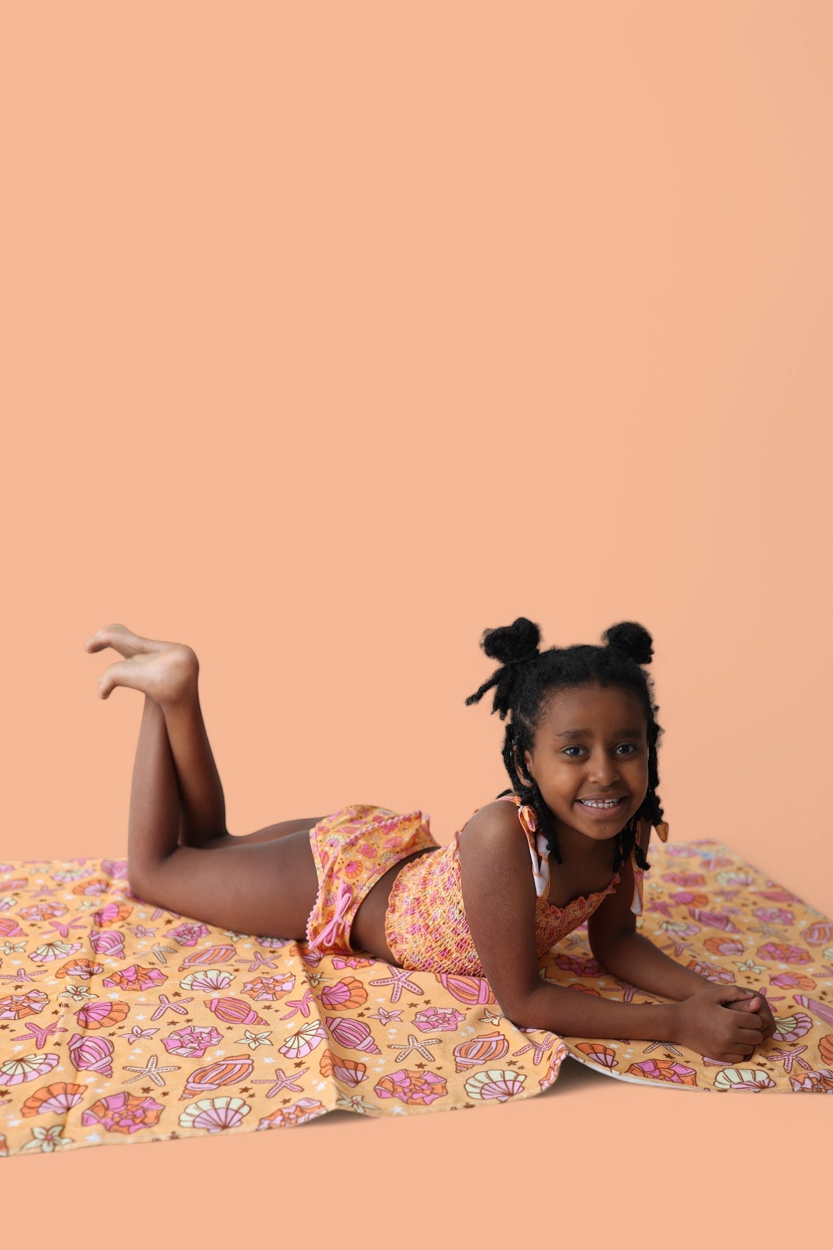 SHELLO SUMMER DREAM SMOCKED TANKINI TWO PIECE SWIM SUIT from DREAM BIG LITTLE CO