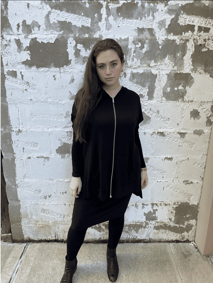 Easy Zip Top From Drama NYC Plus