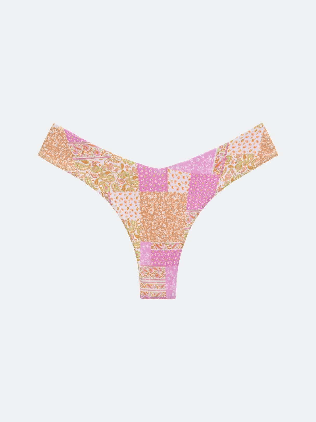 KAUAI BIKINI BOTTOM - PINK PAISLEY From ELYSIIAN