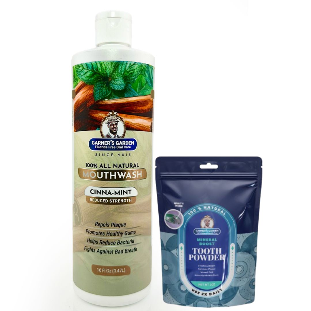Natural Mouthwash and Tooth Powder | H2O2 | Antibacterial Fluoride-Free from Garner's Garden