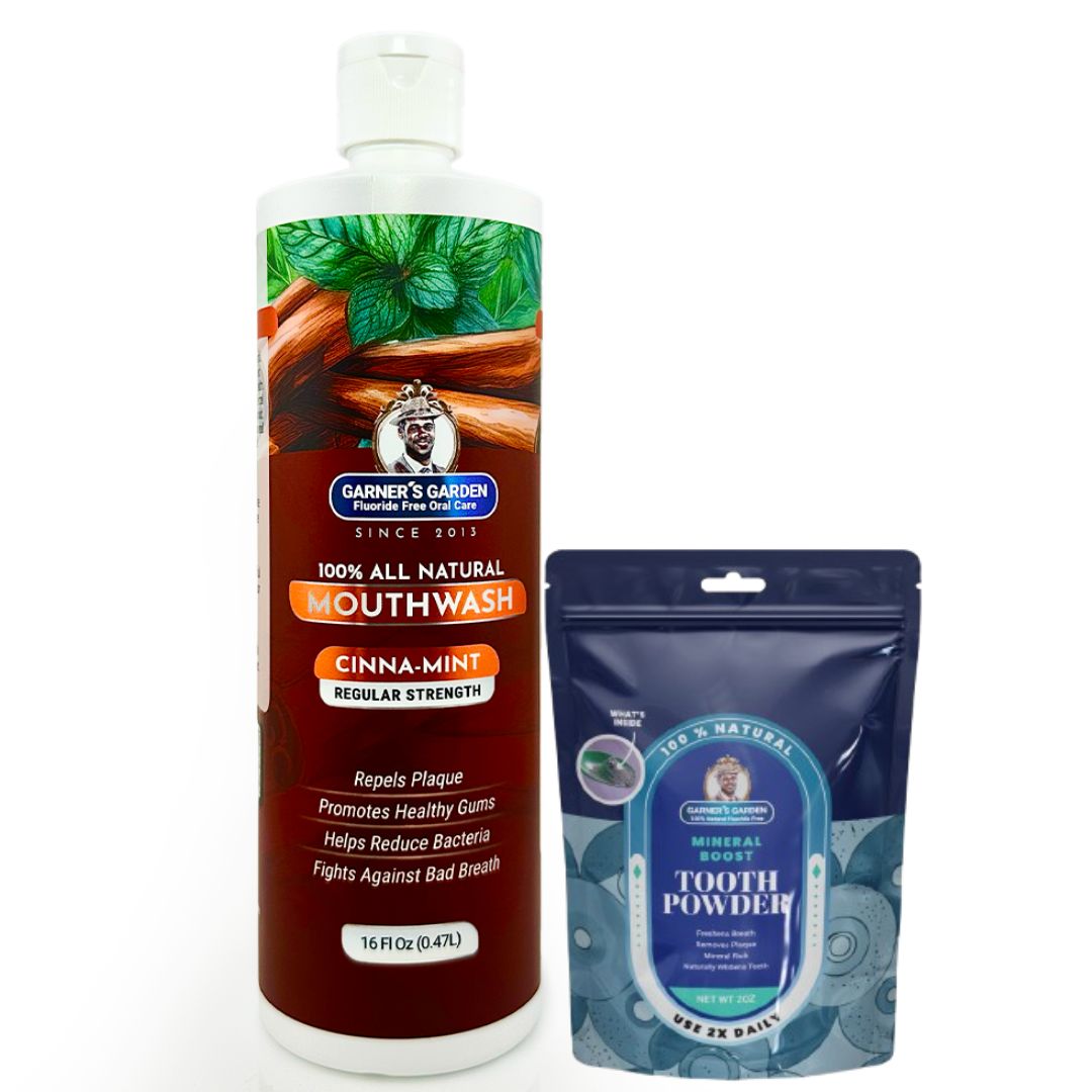 Natural Mouthwash and Tooth Powder | H2O2 | Antibacterial Fluoride-Free from Garner's Garden