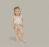 SANDY SHORES DREAM SMOCKED TWO PIECE SWIM SUIT from DREAM BIG LITTLE CO