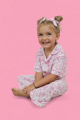 ROSEWOOD TOILE DREAM GIRL'S FLARE SET from DREAM BIG LITTLE CO