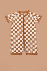 EXCLUSIVE SANDY BEACH CHECKERS DREAM SHORTIE from DREAM BIG LITTLE CO