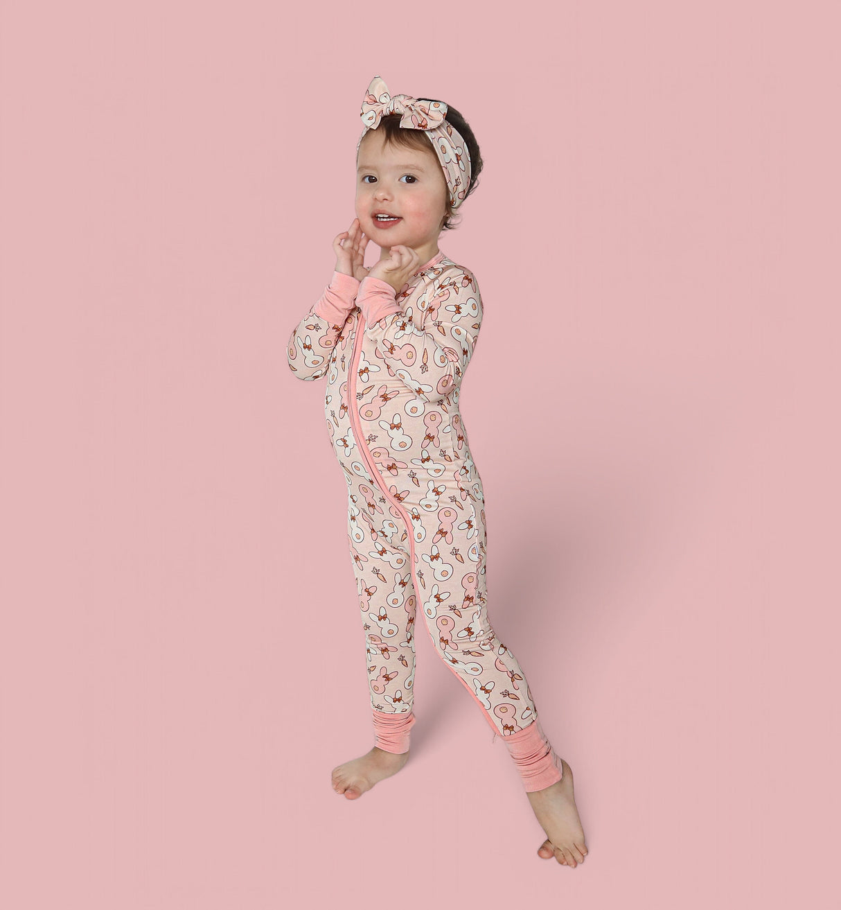 BUNNIES AND BOWS DREAM ROMPER from DREAM BIG LITTLE CO