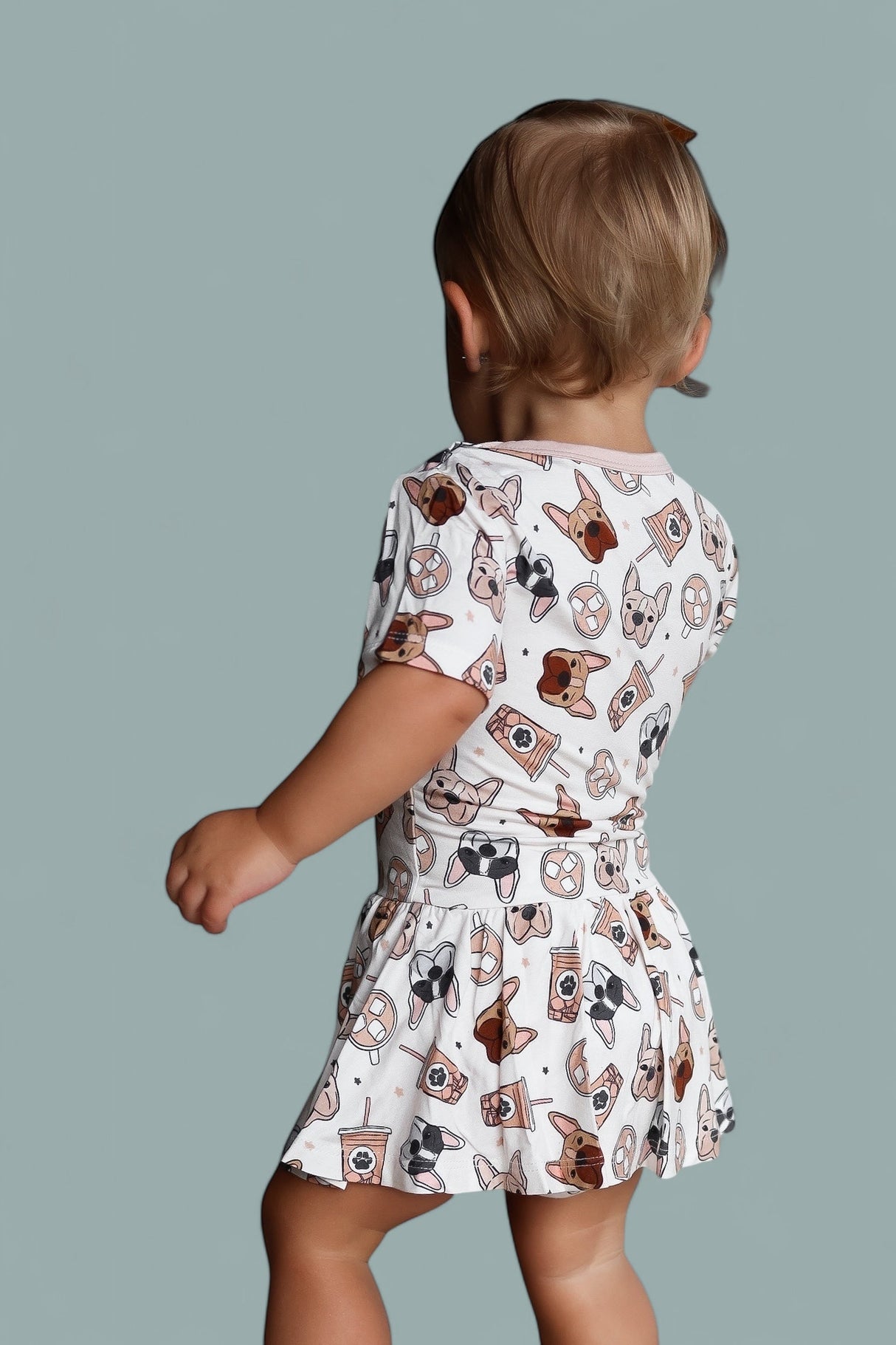 EXCLUSIVE PUP CUPS DREAM BODYSUIT DRESS from DREAM BIG LITTLE CO