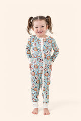 BASEBALL SMILEY DREAM ROMPER from DREAM BIG LITTLE CO