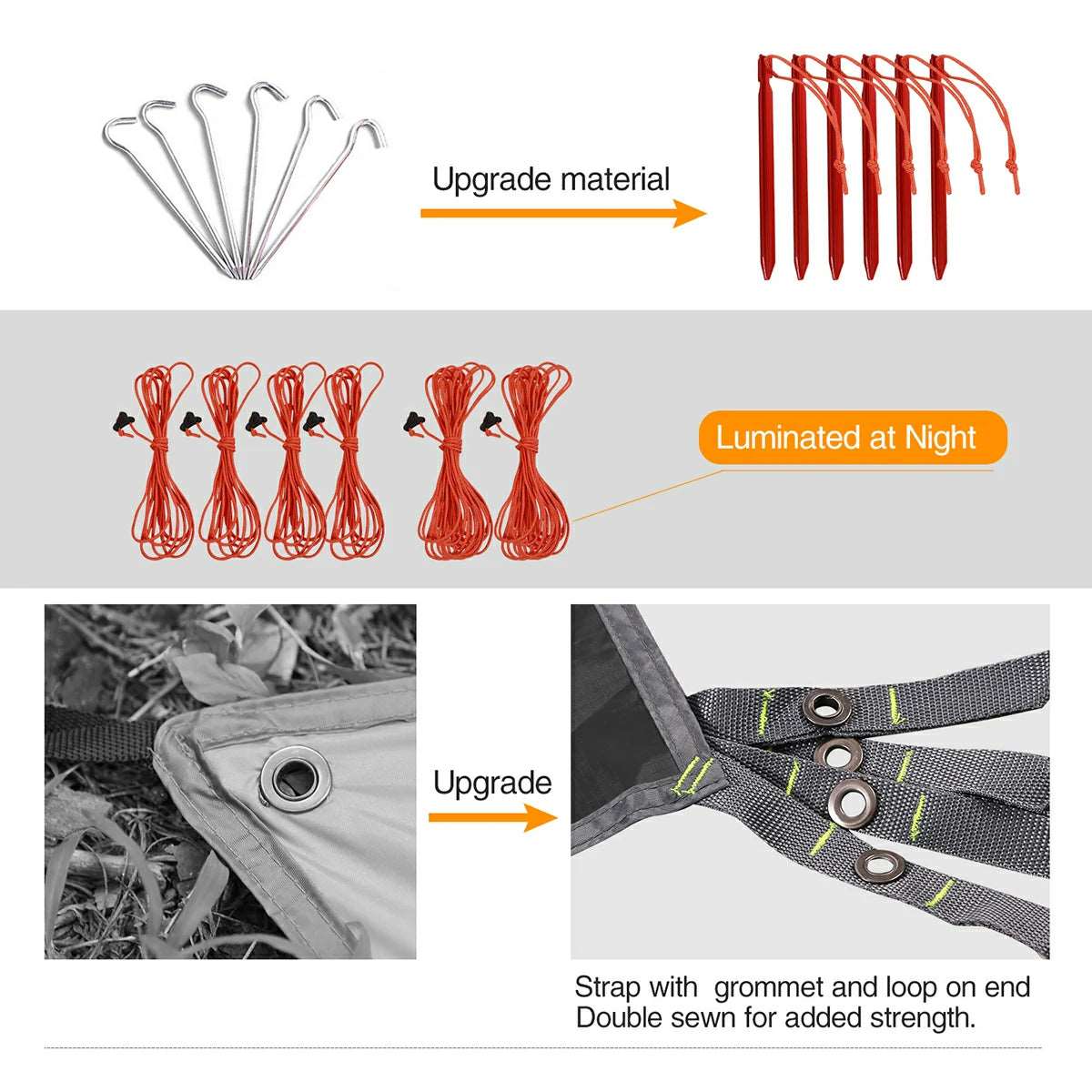 Lightweight Camping Tarp,Waterproof Tarp Shelter From Redcamp