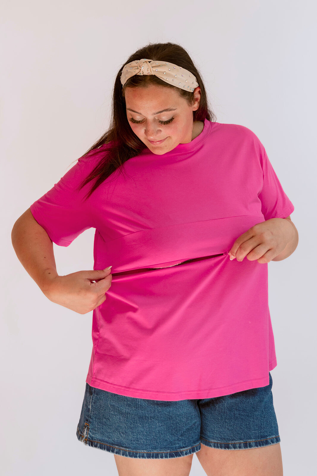 Full Zip Breastfeeding Tee From Movemama