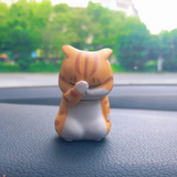 Cat Face Palm Figurine from Moderny