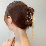BUTTERFLY TASSEL HAIR CLIP from Ashlen