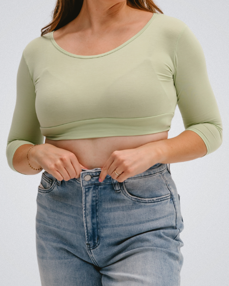 Classic 3/4 Sleeve Halftee from HALFTEE Layering Fashions
