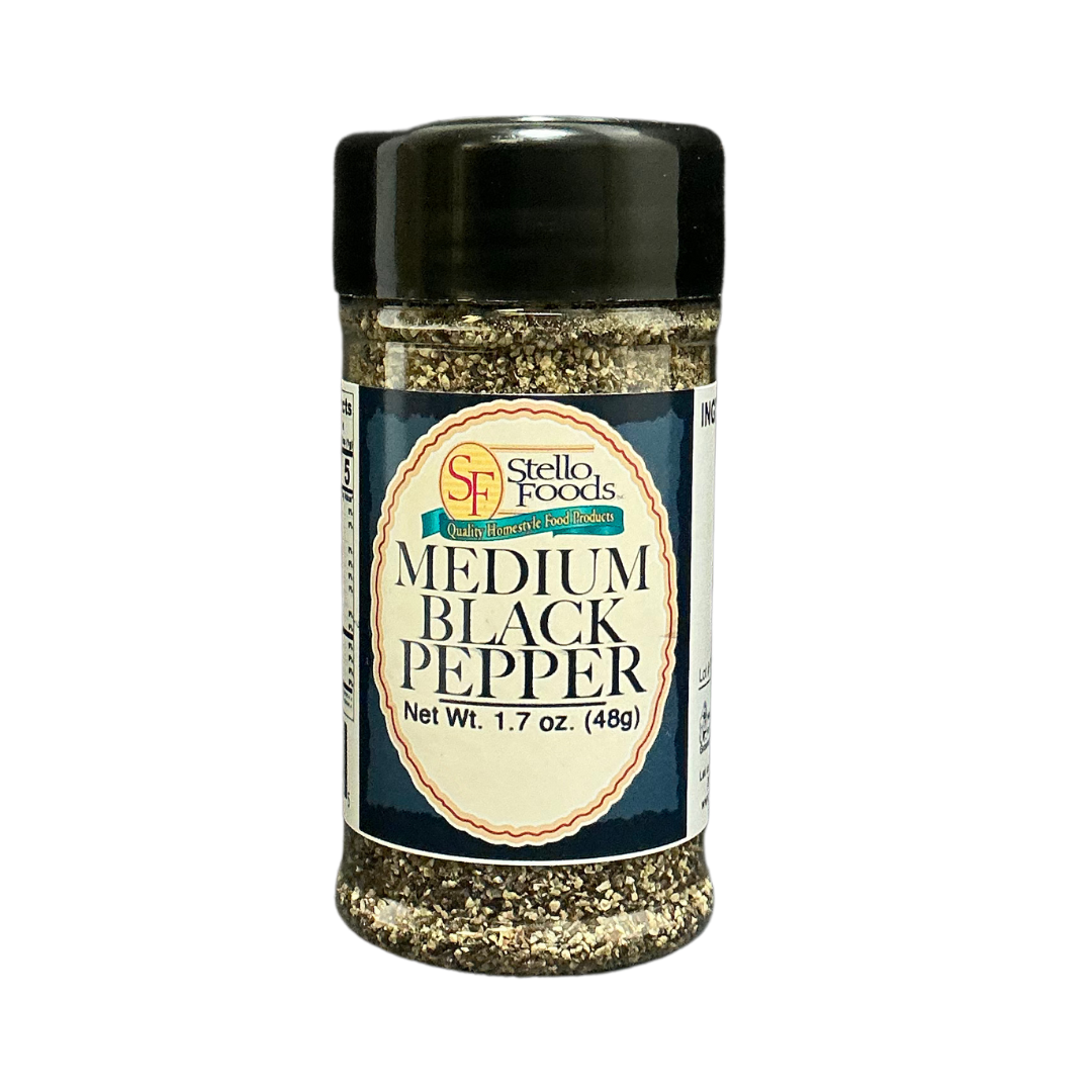 Stello Foods Spices - Pepper - Black - 1.7 oz from Stello Foods