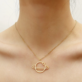 Return to Saturn Necklace - Gold from Medusa's Makeup