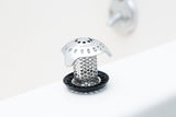 TubShroom Ultra (Stainless) Plus StopShroom® Plug Combo for Tub Drains from TubShroom.com