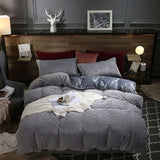 Corduroy Velvet Duvet Cover Set from Moderny