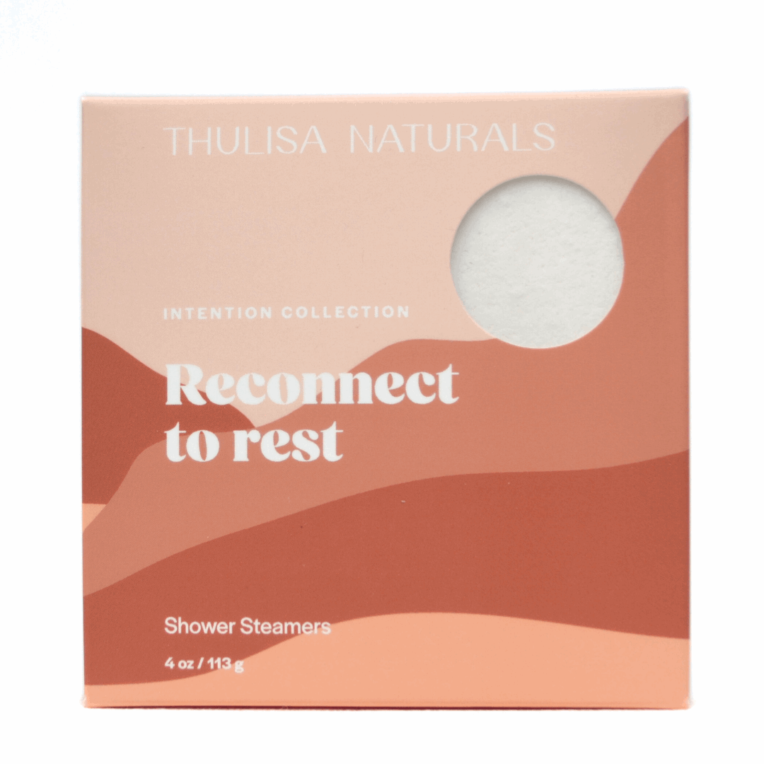 Patchouli and Lime Intention Shower Steamers - 4 pack from Thulisa Naturals