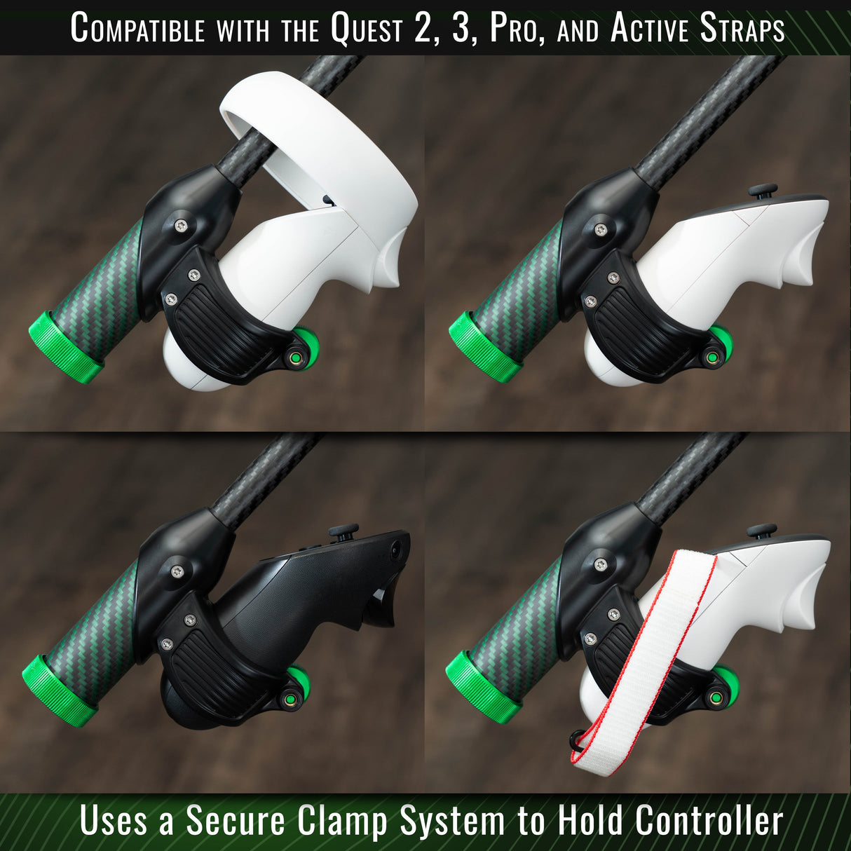 DriVR Elite -  Adjustable VR Weighted Golf Club Handle Accessory - Compatible with Quest 2, 3/3s, and Pro from DeadEyeVR