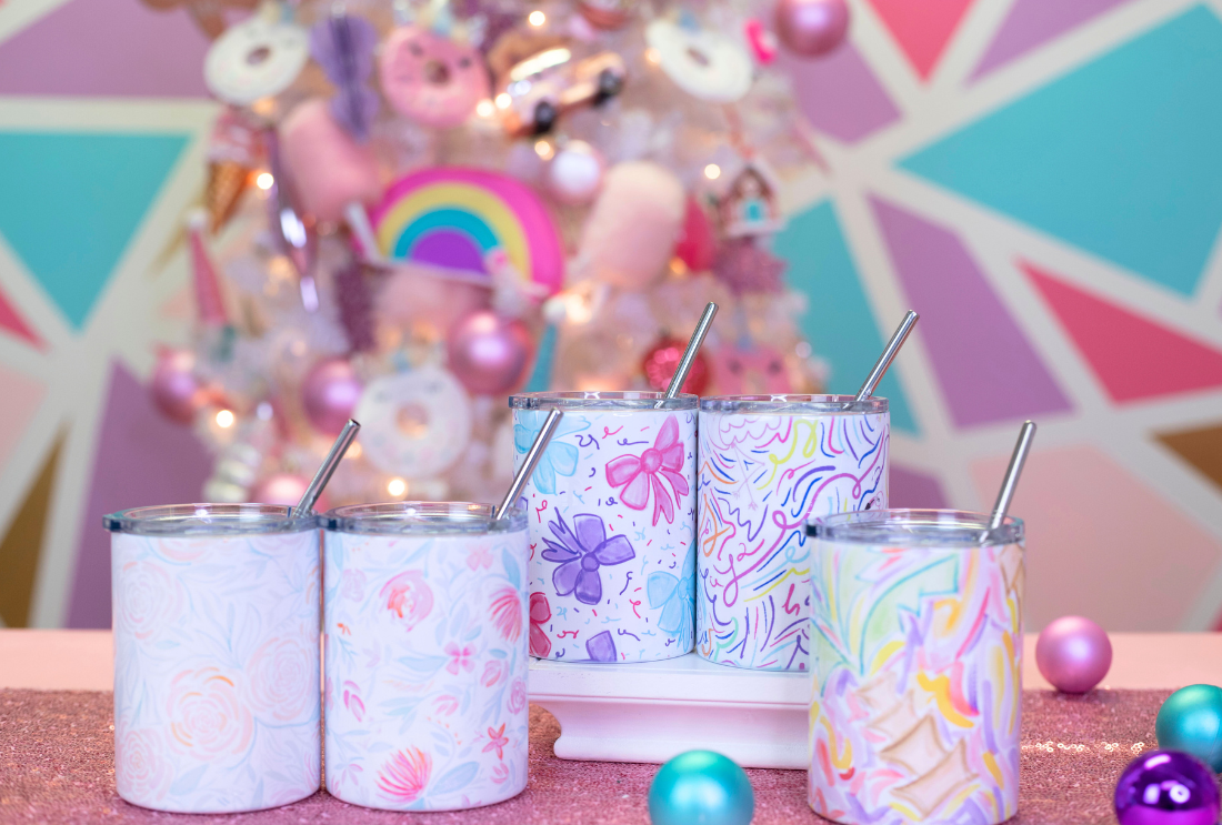 Colorful Stainless Steel Tumblers From Lynn Lilly