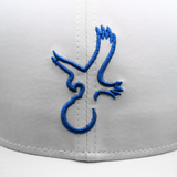 White/Blue Eagle Performance Hat from Talon Golf LLC