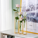 Metal Tube Flower Vase from Moderny