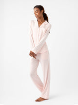 Women's Bamboo Stretch-Knit Long Sleeve Pajama Set TALL from Cozy Earth