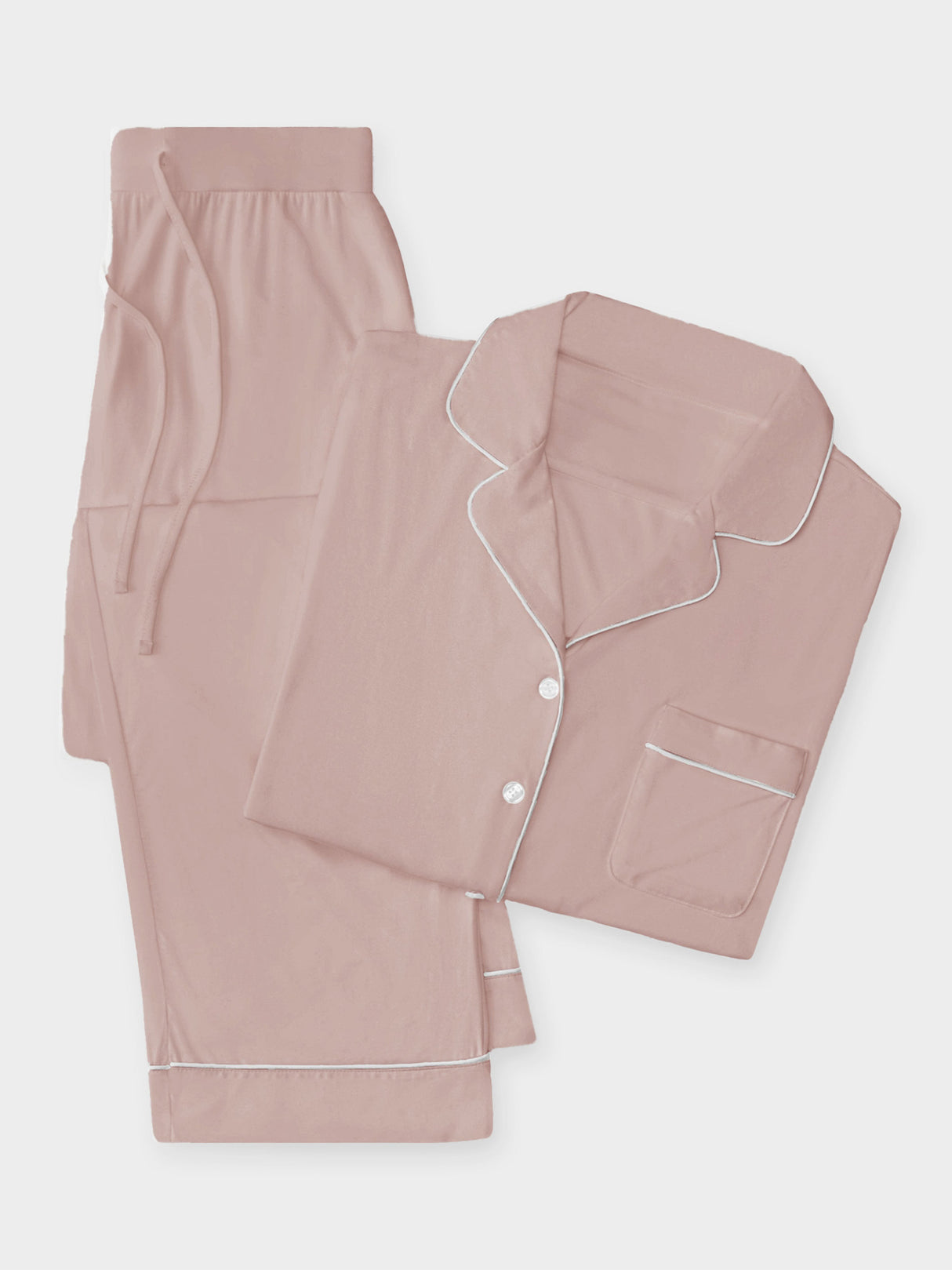 Women's Bamboo Stretch-Knit Long Sleeve Pajama Set TALL from Cozy Earth