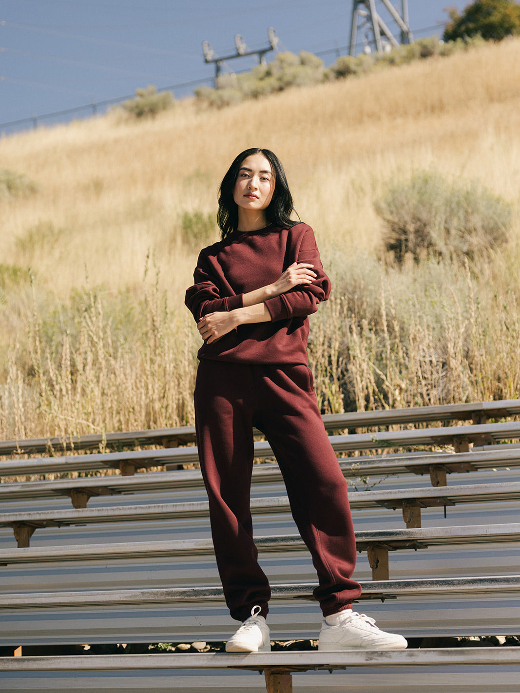 Women's CityScape Crewneck & Sweatpant Set from Cozy Earth