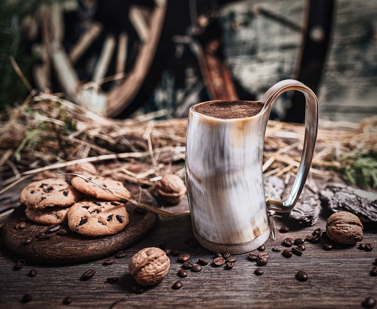 Horn Coffee Mug from Norse Tradesman