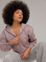 Women's CityScape Cropped Full Zip from Cozy Earth