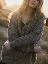 Oversized Cable Knit Cardigan from Cozy Earth