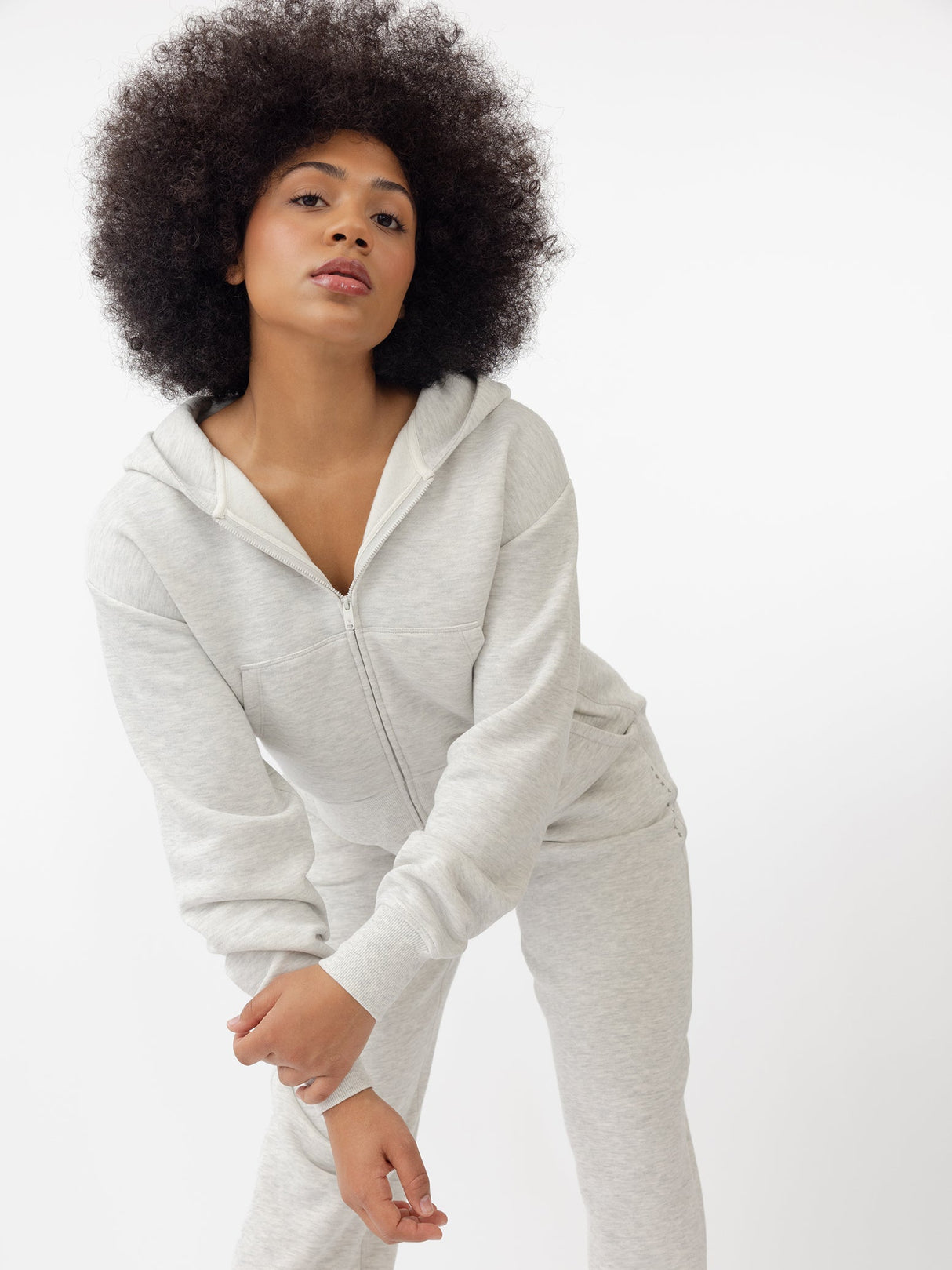 Women's CityScape Cropped Full Zip from Cozy Earth