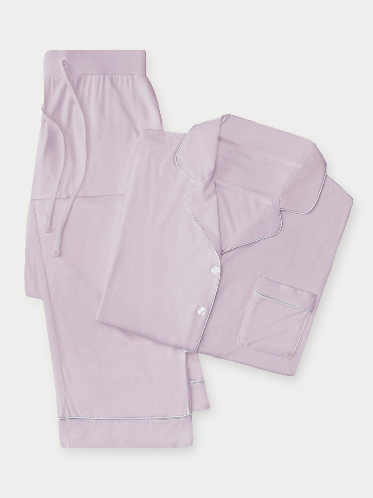 Women's Bamboo Stretch-Knit Long Sleeve Pajama Set from Cozy Earth