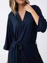 Women's Bamboo Stretch-Knit Kimono Robe from Cozy Earth