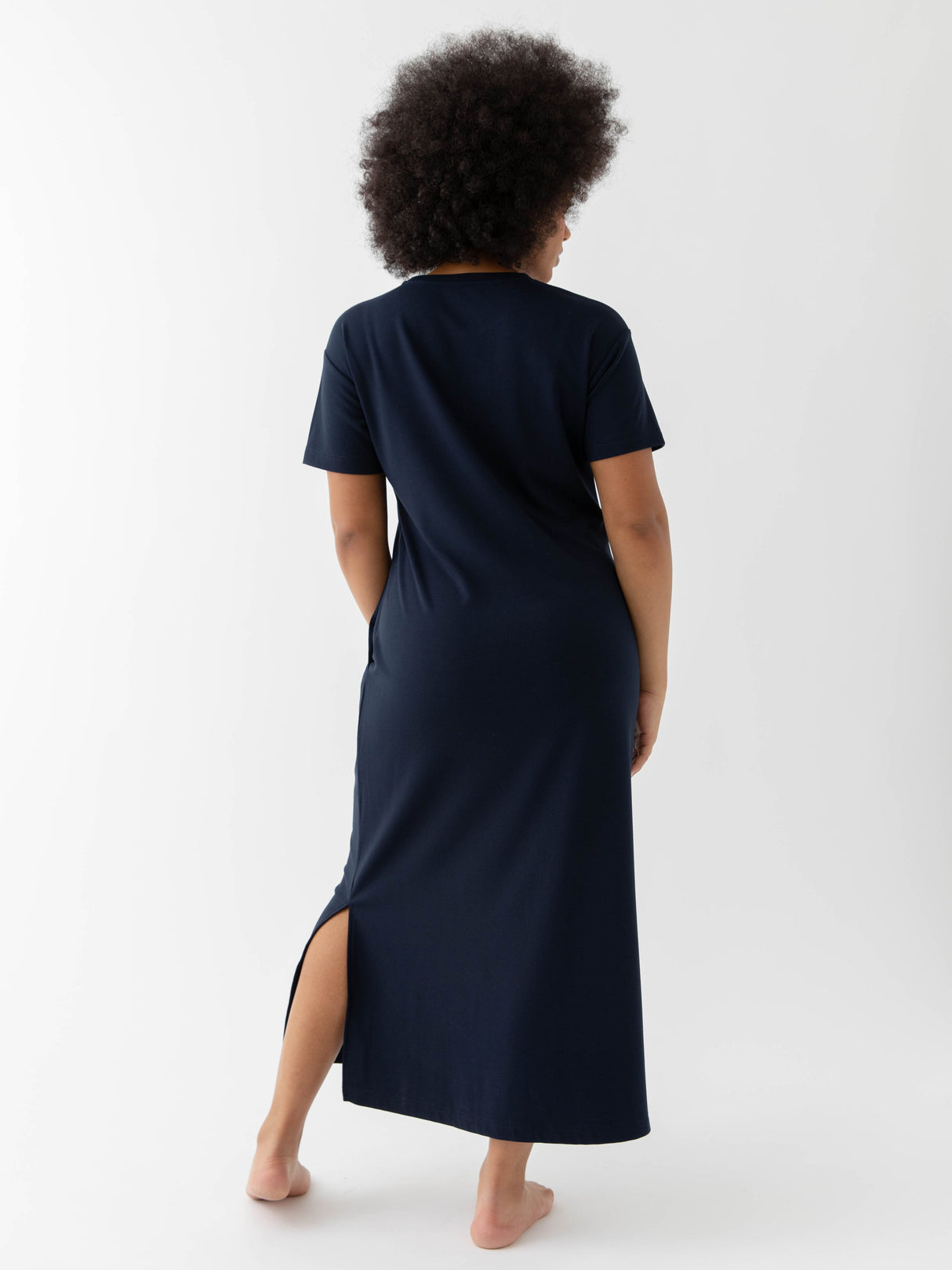 Women's Brushed Bamboo Midi Dress from Cozy Earth