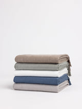 Bamboo Tassel Throw from Cozy Earth